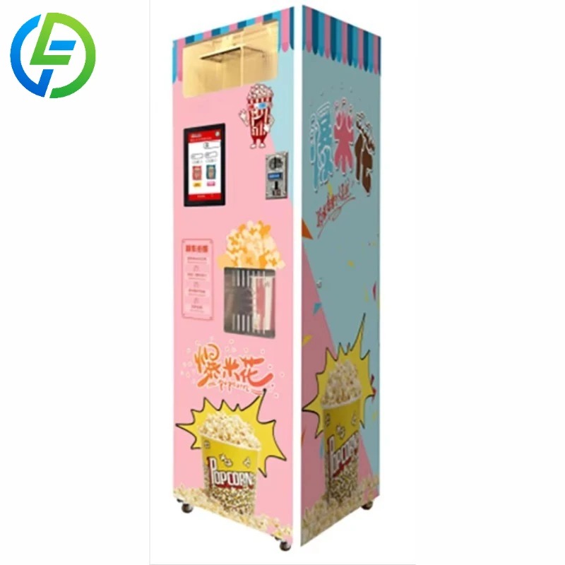 Popcorn Vending Machine - เครื่องขายข้าวโพดคั่วอัจฉริยะแบบพกพาสำหรับธุรกิจขนาดเล็กในโรงภาพยนตร์ในห้างสรรพสินค้า