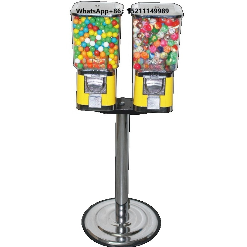 Vending Game - เครื่องจำหน่ายสินค้าอัตโนมัติแบบ 2 หัว คุณภาพพรีเมียม โครงสร้างแข็งแรง เครื่องเกมนำโชคภาษาอังกฤษ
