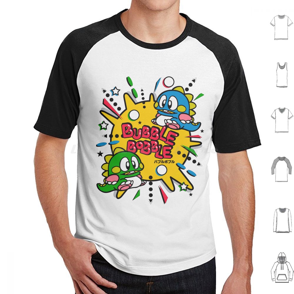 Arcade No - Bubble Bobble T เสื้อผู้ชายผู้หญิงเด็ก 6xl Bub