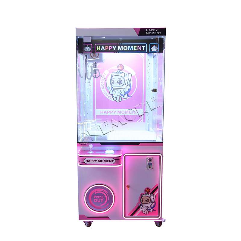 Arcade Vending Machines For Sale - เครื่องคีบตุ๊กตา Happy Moment แบบหยอดเหรียญ พร้อมอินเทอร์เฟซภาษาอังกฤษ สำหรับขาย
