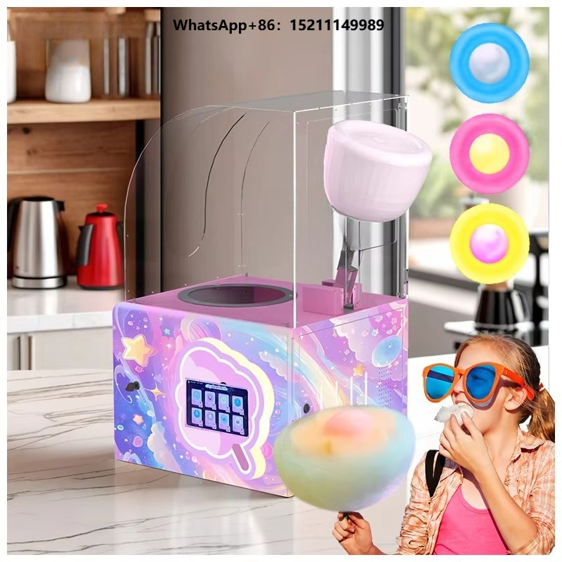 Candy Vending Machine - เครื่องทำสายไหมอัตโนมัติขนาดเล็ก T30 สำหรับการค้าขาย