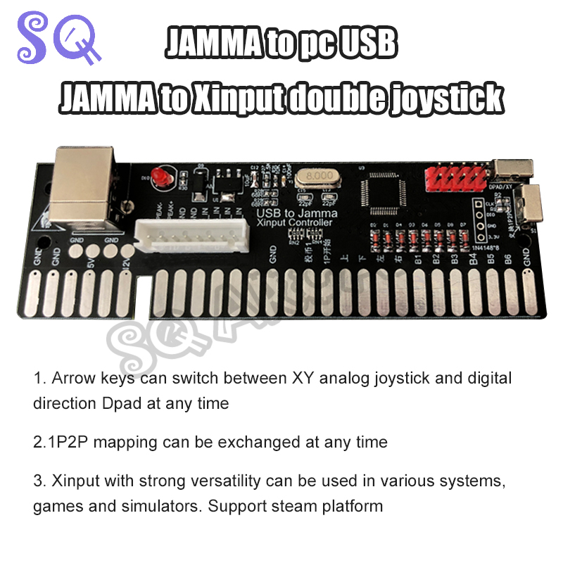 USB To Jamma Xinput Controller - Coin Acceptor Selector บทวิจารณ์และราคา