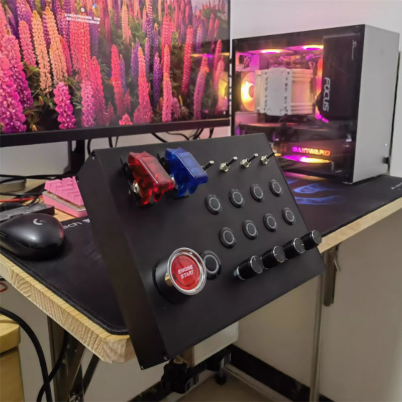 กล่องควบคุม USB PC Simracing ส - Arcade Button Pcb บทวิจารณ์และราคา
