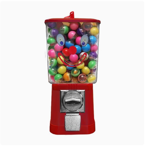 ตู้จำหน่ายลูกบอลบับเบิ้ลแบบหยอ - Candy Vending Machine บทวิจารณ์และราคา