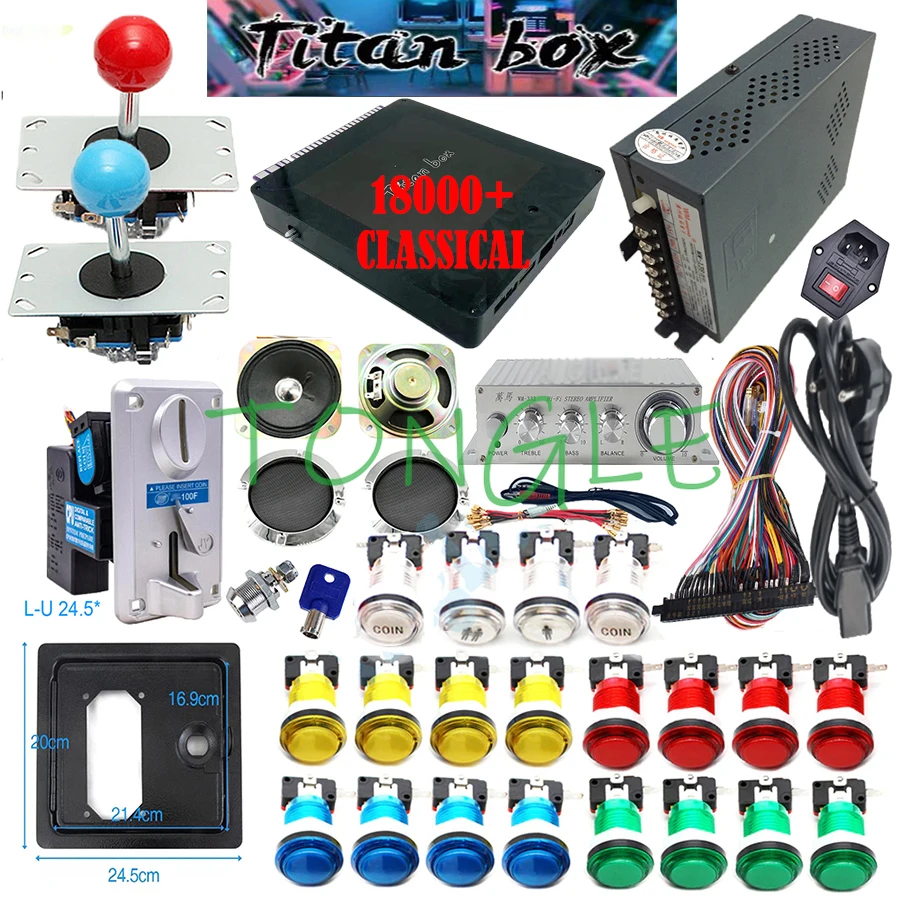 ผู้เล่น 2 คน Titan Box 18000 + - Racing Arcade Cabinet บทวิจารณ์และราคา